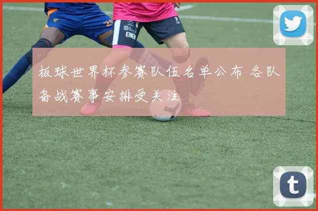 板球世界杯参赛队伍名单公布 各队备战赛事安排受关注